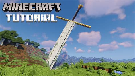 How to build sword in minecraft