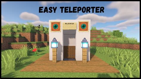 How to build teleporter in minecraft