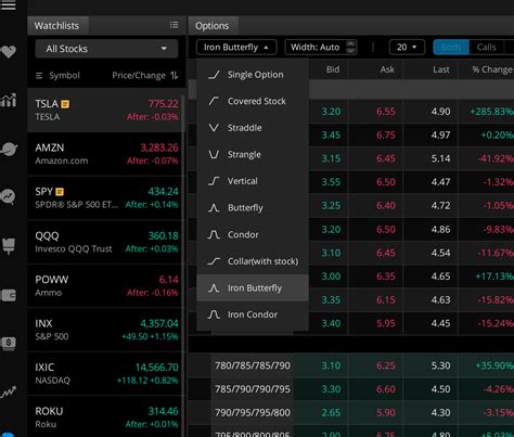 Webull Desktop APP. 1) Search the underlying stock. 2) Click on "Options" above the chart. 3) Change the strategy in the top left-hand corner. 4) Once the strategy has been changed, you can edit the width. Webull Mobile APP. 1) Search the underlying stock. 2) Click on "Options" above the chart. 3) Change the strategy and side on the bottom of .... 