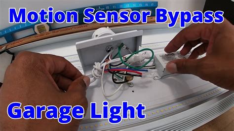 How to bypass motion sensor on floodlight. .  ...