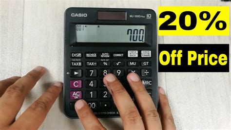 How to calculate 20 percent off. How to calculate 20 percent-off $1600. How to figure out percentages off a price. Using this calculator you will find that the amount after the discount is $1280. To find any discount, just use our Discount Calculator above. 