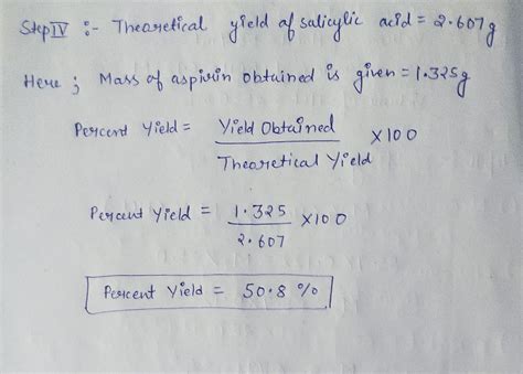 How to calculate aspirin