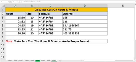 How to calculate average hours in excel