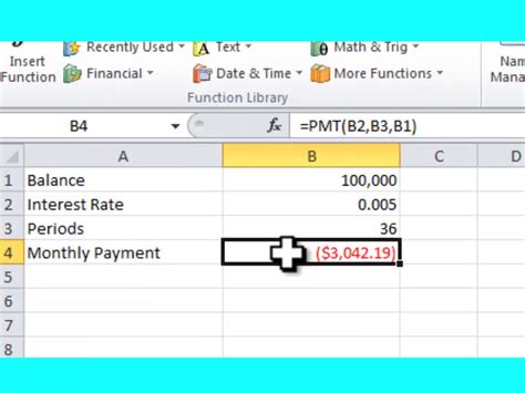 How to calculate monthly payments in excel