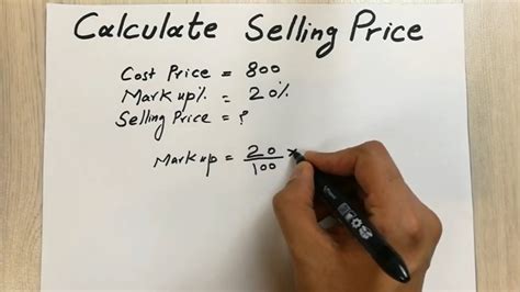 How to calculate selling price for your products - Katana