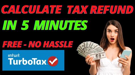How to calculate tax refund in usa