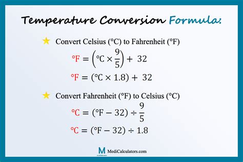 How to calculate temperature in fahrenheit