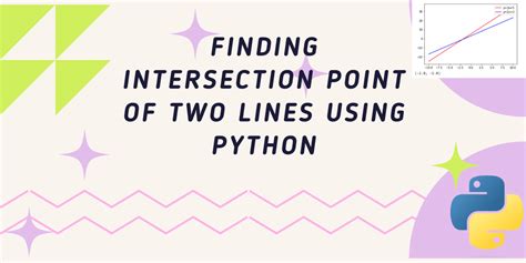 How to calculate the equations of 2 lines in Python - Quora