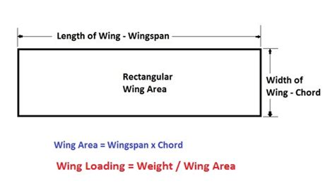 How to calculate the wing loading