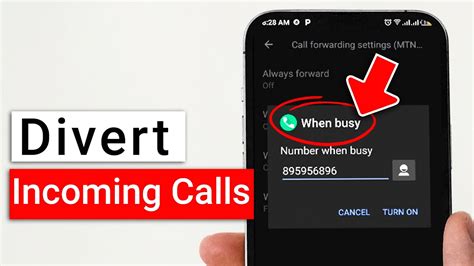 How to call divert in another number