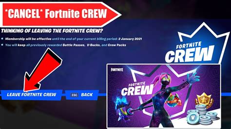 How to cancel fortnite crew. Things To Know About How to cancel fortnite crew. 