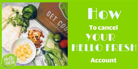How to cancel hello fresh. In this video we show you how to cancel HelloFresh in just one minute via the HelloFresh website: https://www.hellofresh.com/You can find more information ab... 