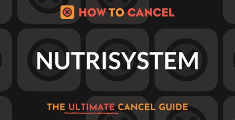 How to cancel nutrisystem. Things To Know About How to cancel nutrisystem. 