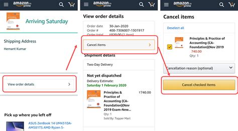 How to cancel order on amazon after shipping. Jul 14, 2022 · Open the Amazon app to the main screen. Tap the profile icon at the bottom and then press the Your Orders button. Scroll through the list, if needed, and tap the item you wish to cancel. Under the ... 