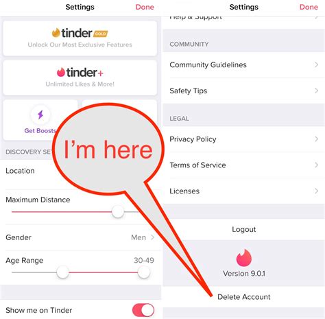 You can delete your account on Tinder permanently by following the instructions below: 1. Launch the Tinder app on your device. 2. Tap on your Profile icon. 3. Tap on SETTINGS. 4. Tap on Delete Account.. 