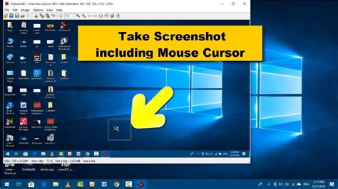 How to capture mouse pointer in screenshot