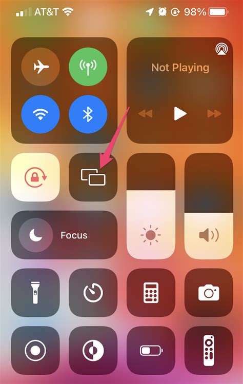 Step 3. Open the ApowerMirror app on your iPhone device and click the " M " button. Step 4. Wait for the name of your Mi TV device to appear. After it appears, choose the " phone screen mirroring " option. Step 5. Swipe up and tick " Screen Mirroring " to move to the " Control Pane l"..