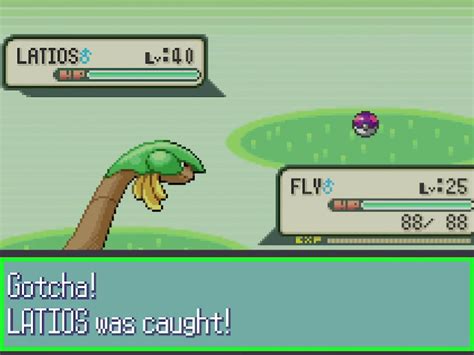 How to catch latios in pokemon ruby