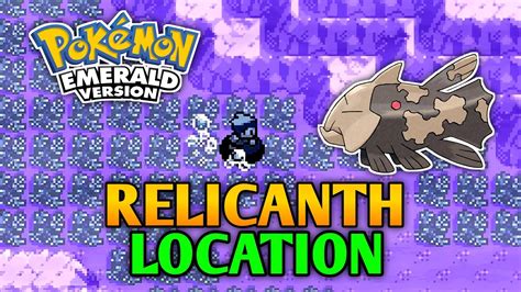 How to catch relicanth in emerald