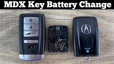 How to change Acura key Remote Battery - YouTube