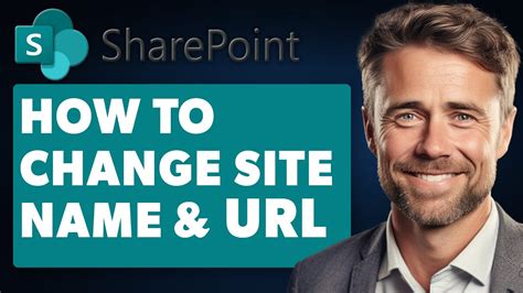 How to change SharePoint Site Name and URL YouTube