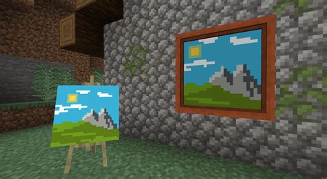 How to change a painting in minecraft