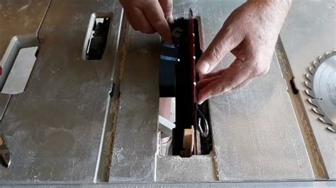 To change the blade on a Ryobi table saw, first, unplug the saw and remove the blade guard. Then, use a wrench to loosen and remove the arbor nut and washer, and replace the blade before re-tightening the nut and washer.. 
