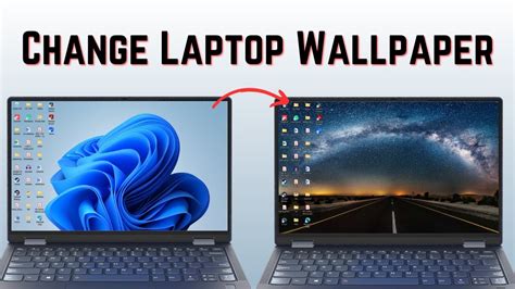 How to change a wallpaper in laptop