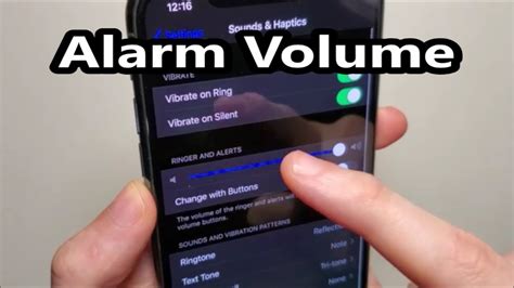 How to change alarm volume on iphone without changing ringtone volume.  I...
