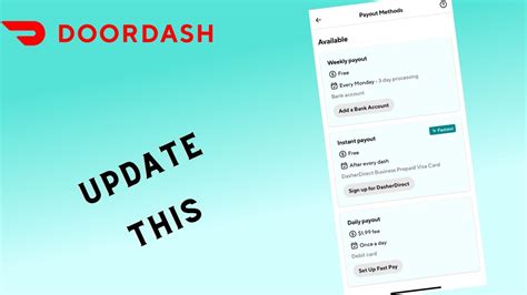 For the Consumer app (iOS only): Download the DoorDash consumer app, log in using your Dasher account details, tap on the tab “Account”, and then tap on “Personal Information”. You will be able to update your email address and phone number once you’ve completed the 2 Factor Authentication verification. Please keep in mind the .... 
