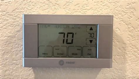 How to change battery on trane thermostat. If you are receiving a message that your bridge is disconnected when trying to change the temperature from a mobile device or computer, your XL thermostat may have lost its connection to your wireless network. If all other wireless devices are connected to the network, you can reboot the thermostat to reconnect it. To Reboot the Thermostat 