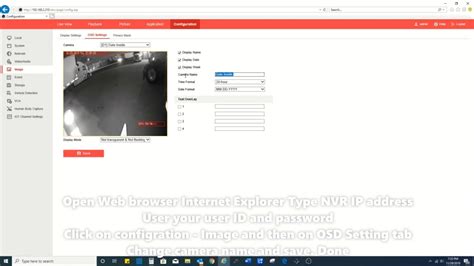 How to change camera name in Hikvision NVR through …