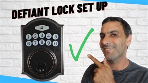 Let us look at the steps to change the programming code on your Defiant lock. Step 1: Hit the Set button and hold it for some time until you hear a beep sound. Release the button. Step 2: Enter the preset programming code and hit the lock button. The preset programming code for a new Defiant lock is 123456, as mentioned earlier.