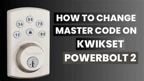 How to change code on kwikset powerbolt2. 4. Press the number 1. 5. Press the Lock Button. 6. Enter the new user code between 4-8 digits. 7. Press the Lock button to confirm the user code input. *Note: After the first User Code is created, the latch bolt will automatically retract and extend to learn the locking and unlocking direction of the door. Thank you, Kwikset Kwikset Team a day ago 