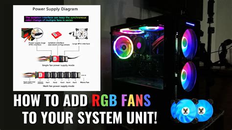 How to change colors on rgb fans in Pc - YouTube