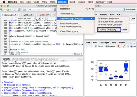 How to change directory in r