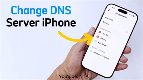 How to change dns server on iphone.  By swapping out the Changing to a third-par...