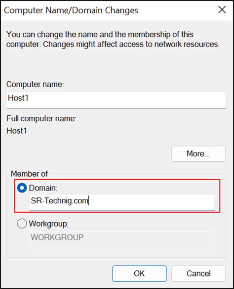 How to change domain in powershell