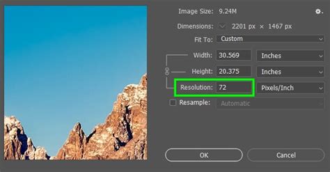 How to change dpi in photoshop