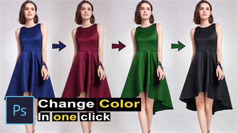 How to change dress color in video