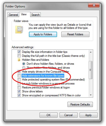 How to change file extension