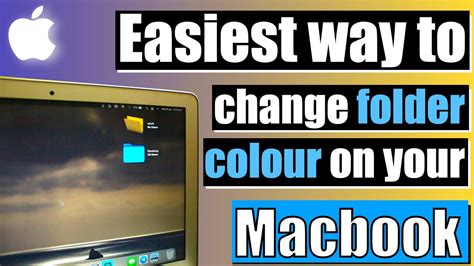 How to change folder colours in macbook 2020 YouTube