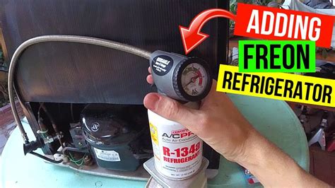 How to change freon in refrigerator