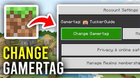 How to change gamertag on minecraft