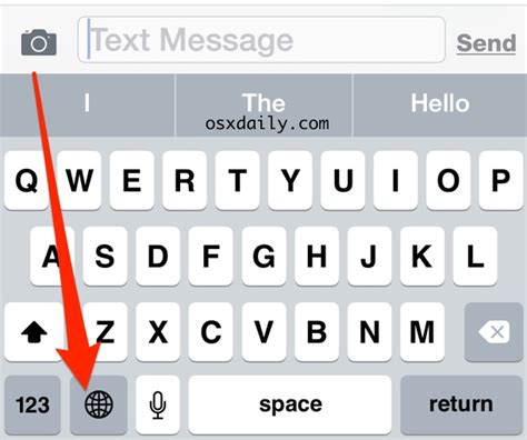 How to change language in iphone keyboard