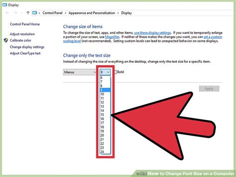 How to change laptop font size laptop screen display …