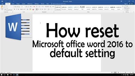 How to change microsoft word default settings 2016 deltach
