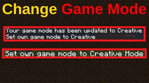 How to change minecraft to creative