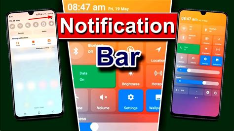 How to change notification bar in android