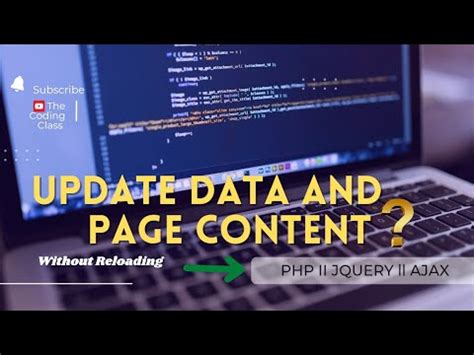 How to change page content without reloading using ajax.  This means that it is p...